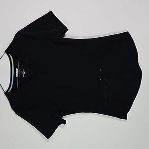 Scrubstar premium small black ultimate scrub top